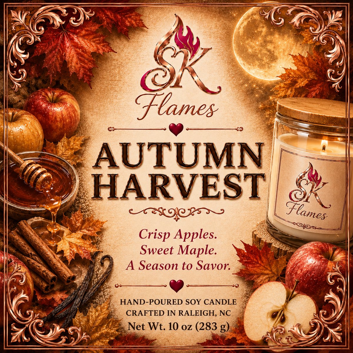 Autumn Harvest soy candle